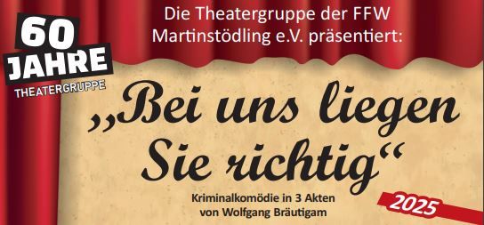 Theaterauff\u00fchrung "Bei uns liegen Sie richtig" - Auff\u00fchrung 1