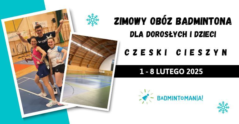 Zimowy wyjazd z badmintonem do Czeskiego Cieszyna