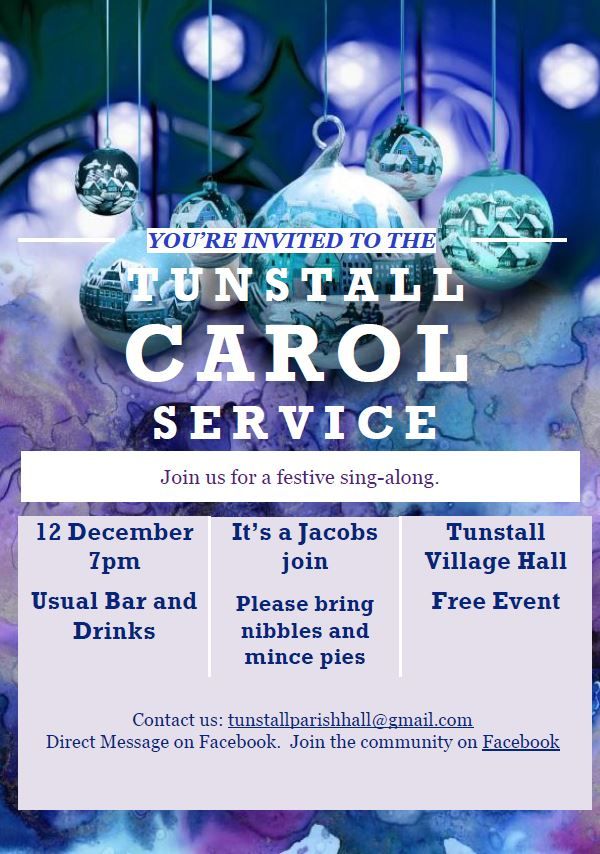 Tunstall Carol Service