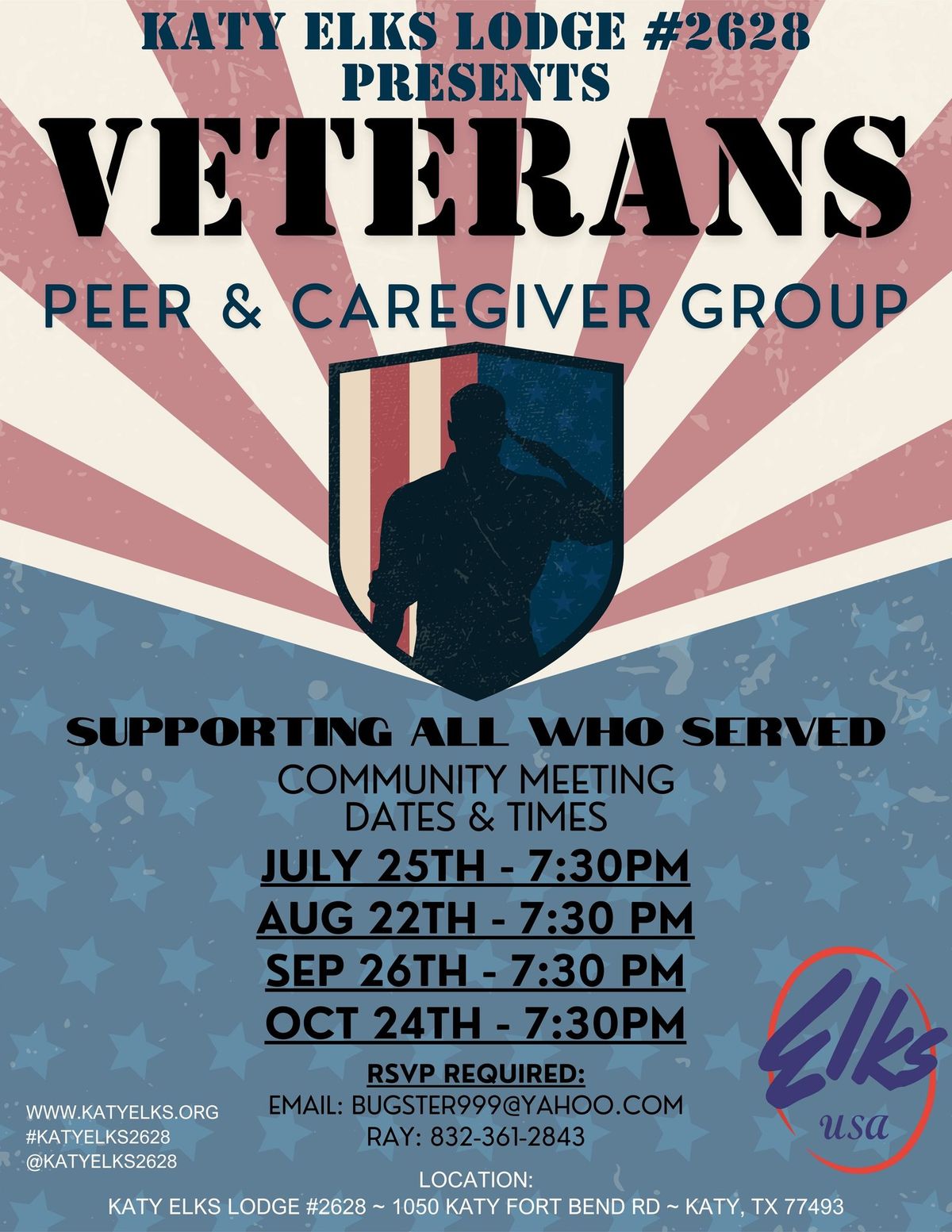 Veterans Peer & Caregiver Group (Community Meeting)