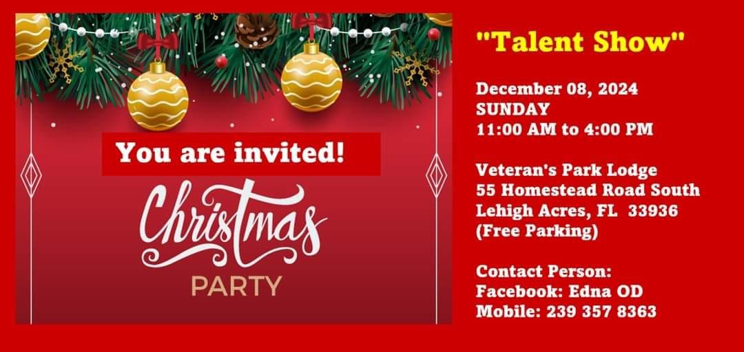 Christmas Party "Talent Show"