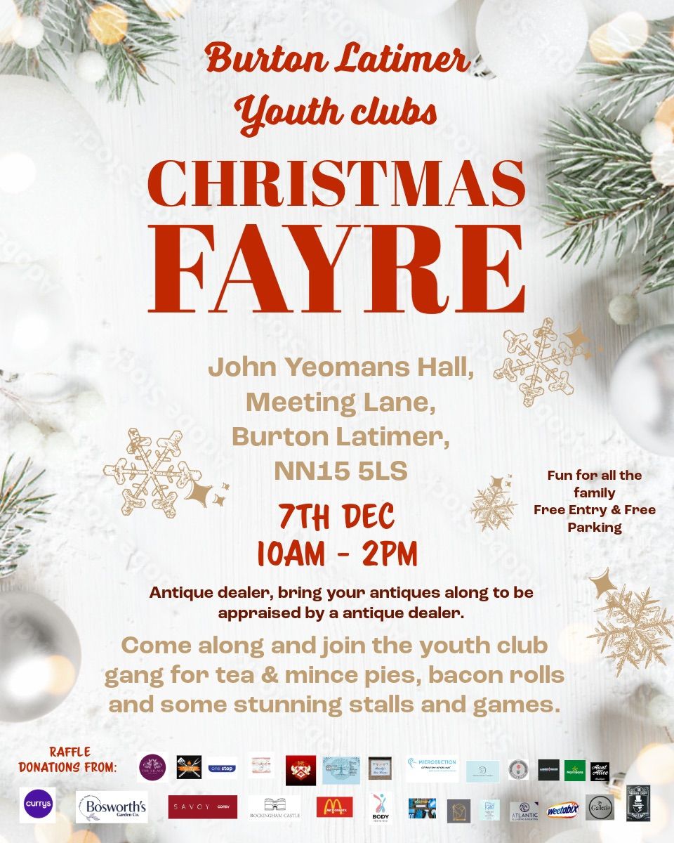 Burton Latimer Youth Club Christmas Fair