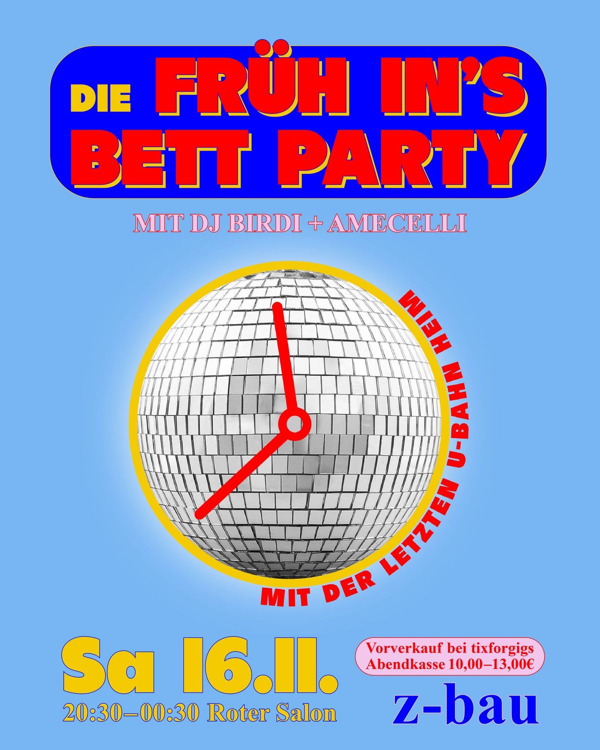 Die Fr\u00fch-ins-Bett Party w\/ DJ Birdi & Amecelli