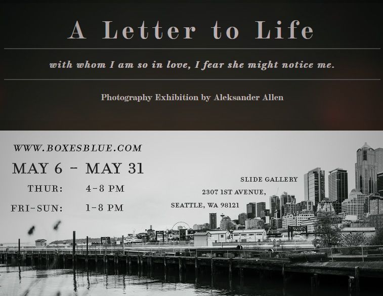 A Letter to Life - Photography Exhibition (Artwalk Opening)