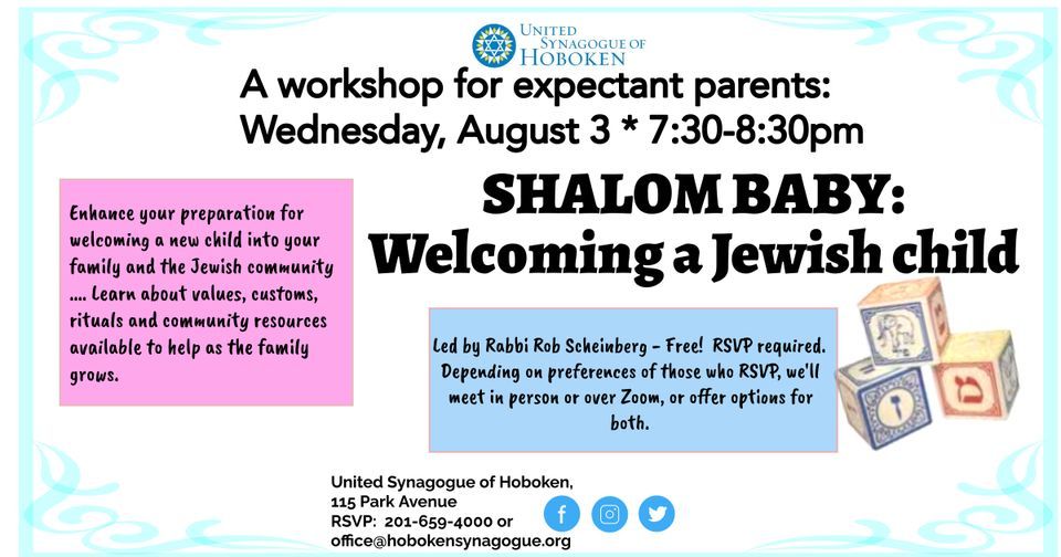 Shalom Baby*Welcoming a Jewish Child