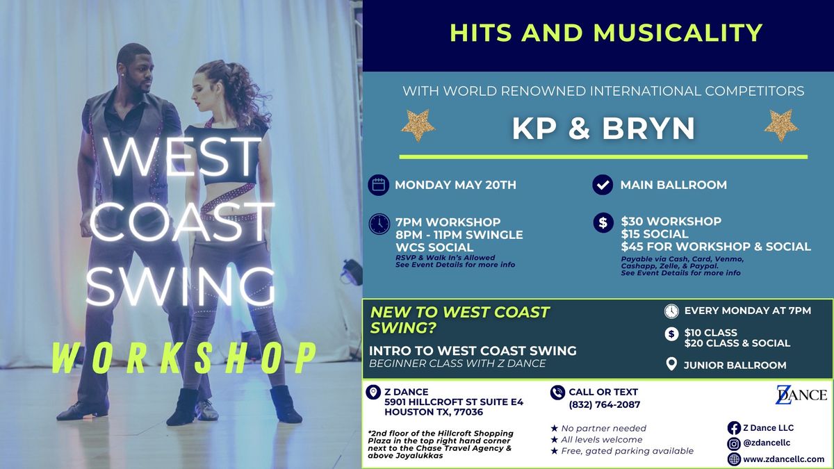 KP & Bryn Intermediate West Coast Swing Workshop