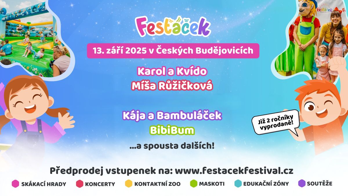 Fes\u0165\u00e1\u010dek Festival- 13.9.2025 - \u010cESK\u00c9 BUD\u011aJOVICE 