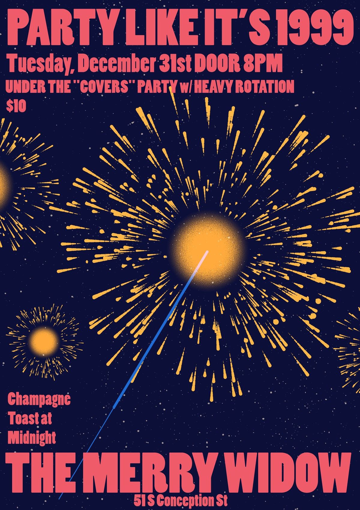 NYE PARTY UNDER THE \u201cCOVERS\u201d w\/ HEAVY ROTATION