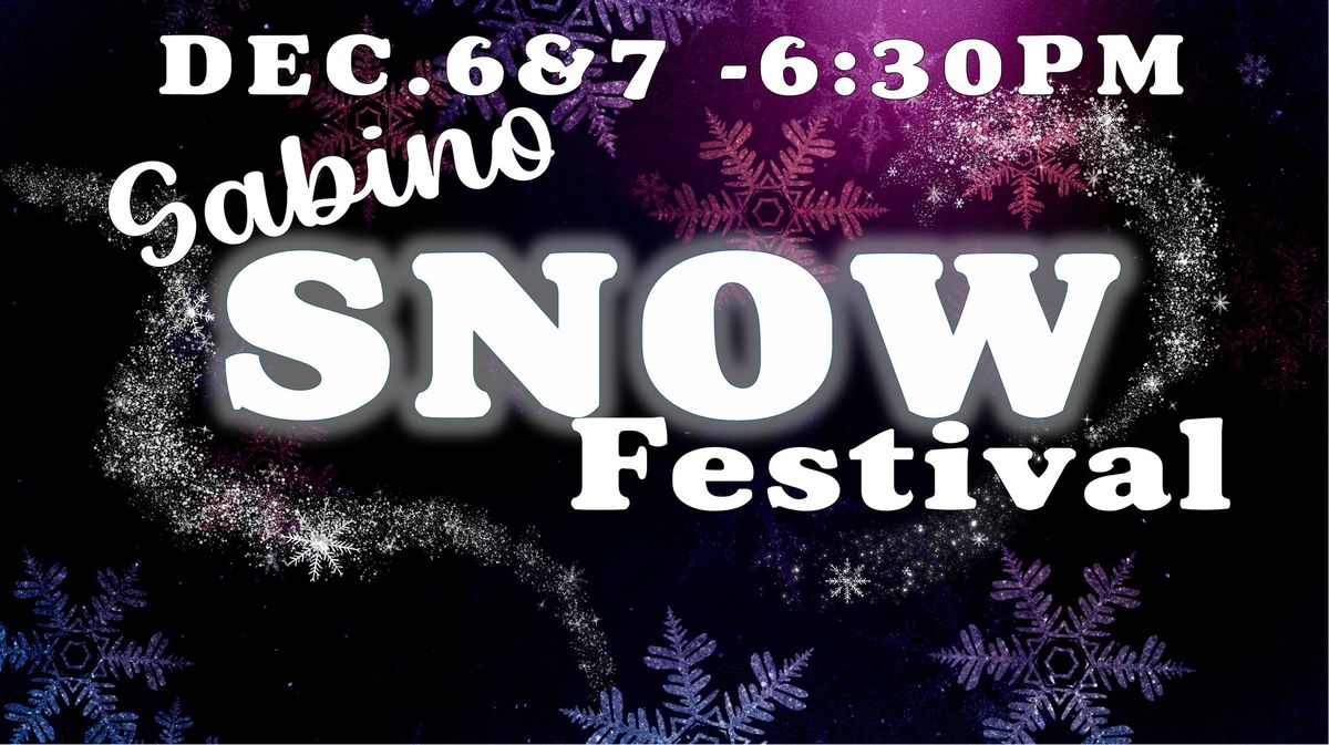 Sabino Snow Festival