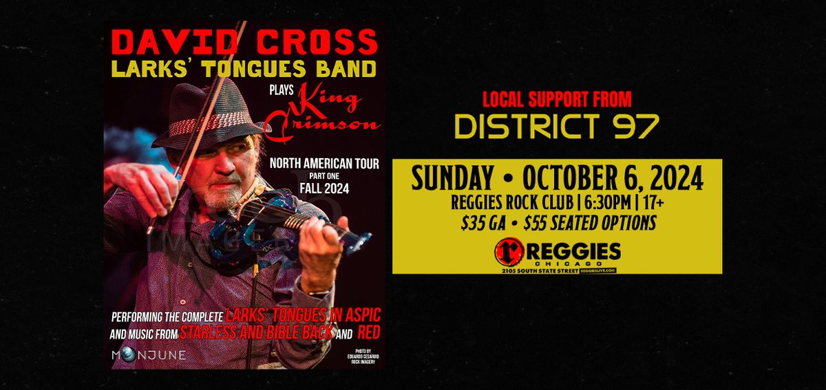 David Cross Larks' Tongues Band \/ District 97 at Reggies Rock Club