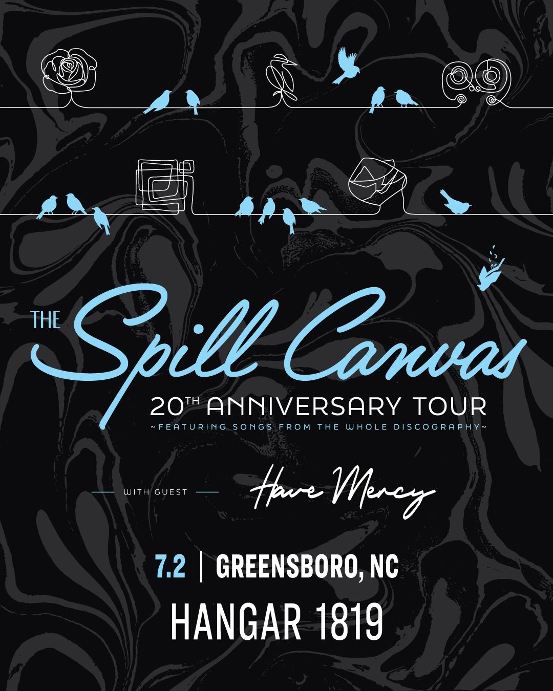 The Spill Canvas - 20th Anniversary Tour at Hangar 1819