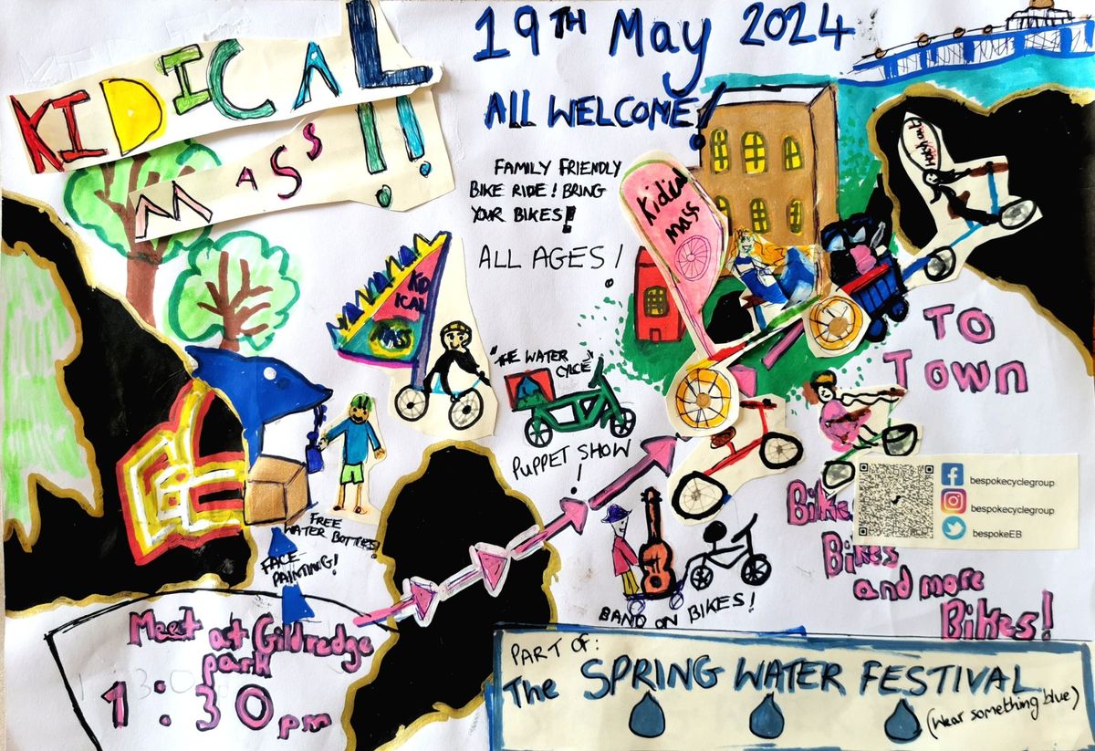 Eastbourne Kidical Mass joins the Spring Water Festival!