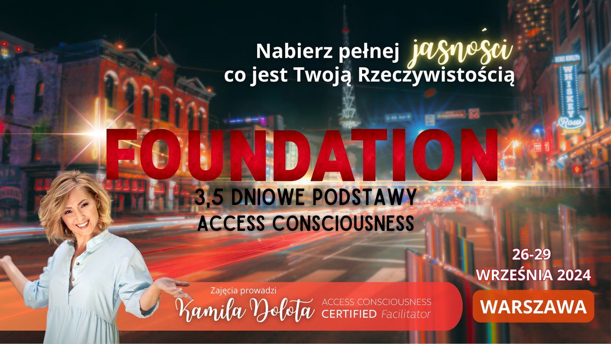 WARSZAWA Wrzesie\u0144  2024 - Podstawy Access Consciousness