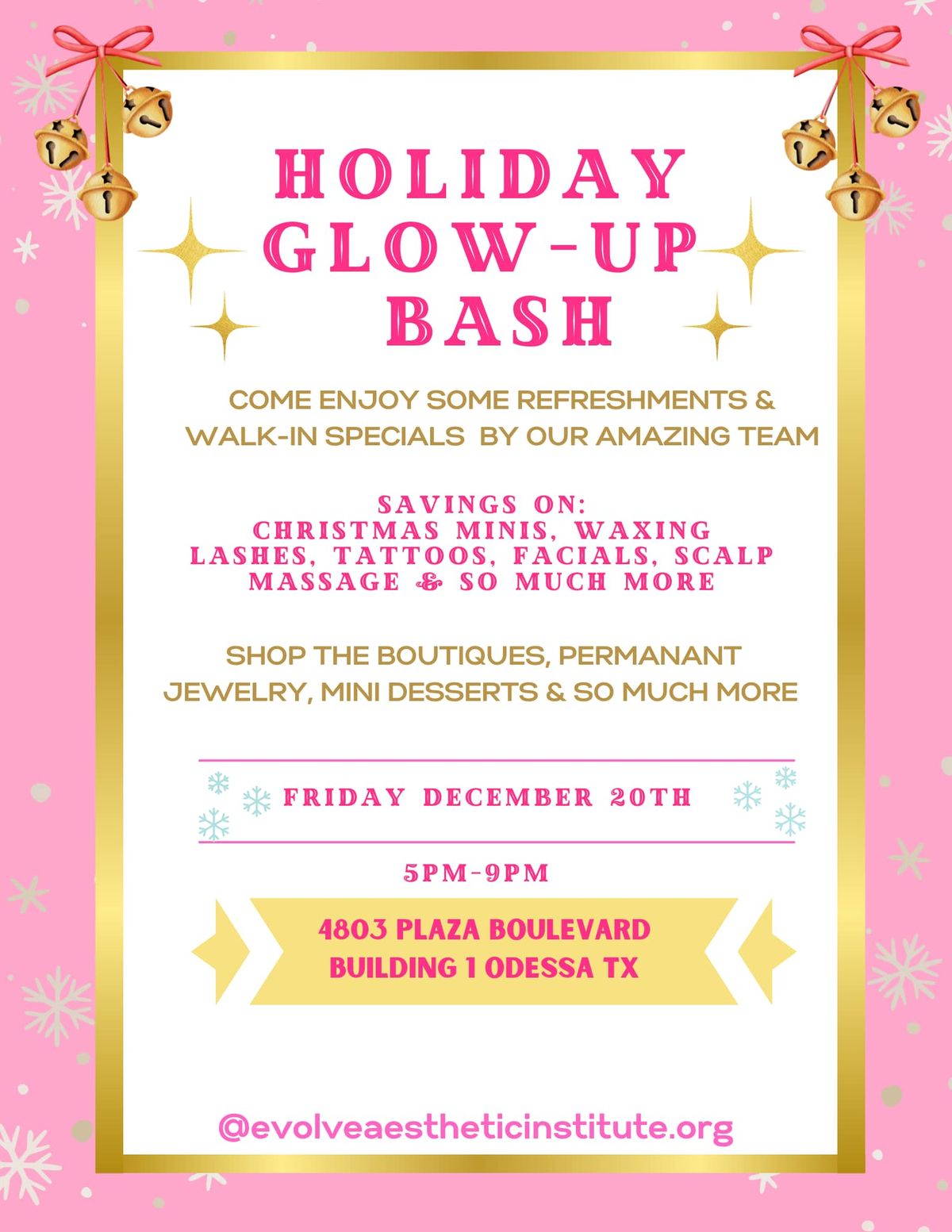 Holiday Glow-Up Bash