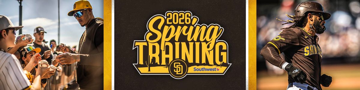 Spring Training: San Diego Padres vs. Arizona Diamondbacks