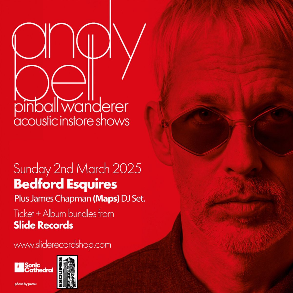 Andy Bell (Ride \/ Oasis) Pinball Wanderer Acoustic Show at Esquires. 