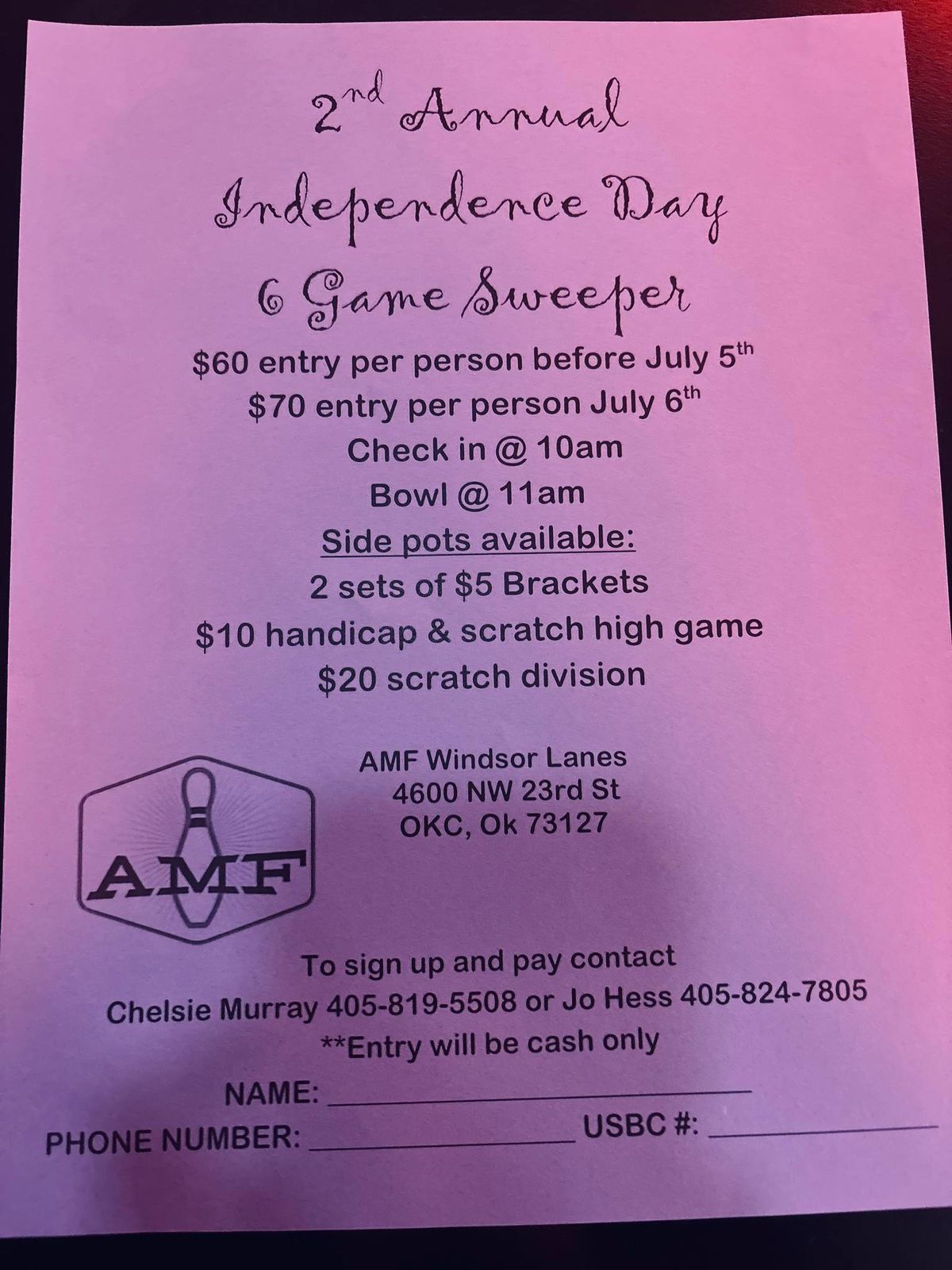 Independence Day tournament! 
