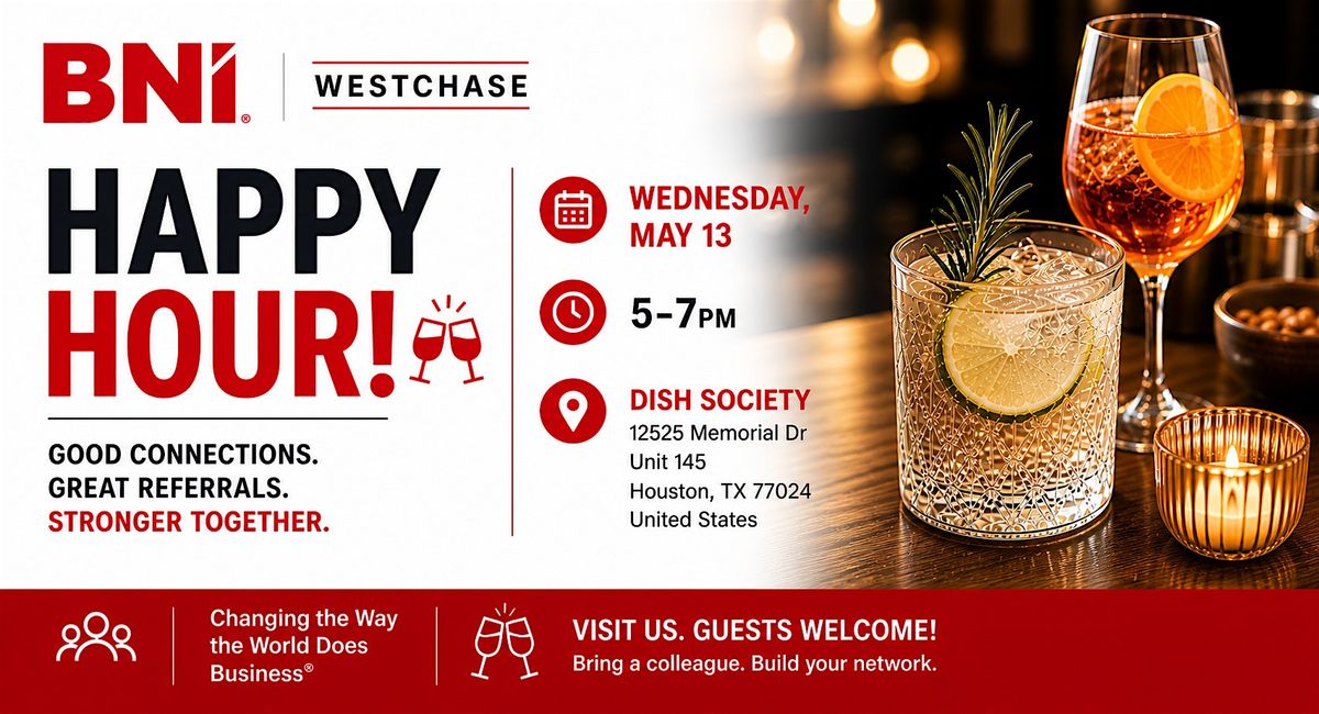 Happy Hour Social Networking Event