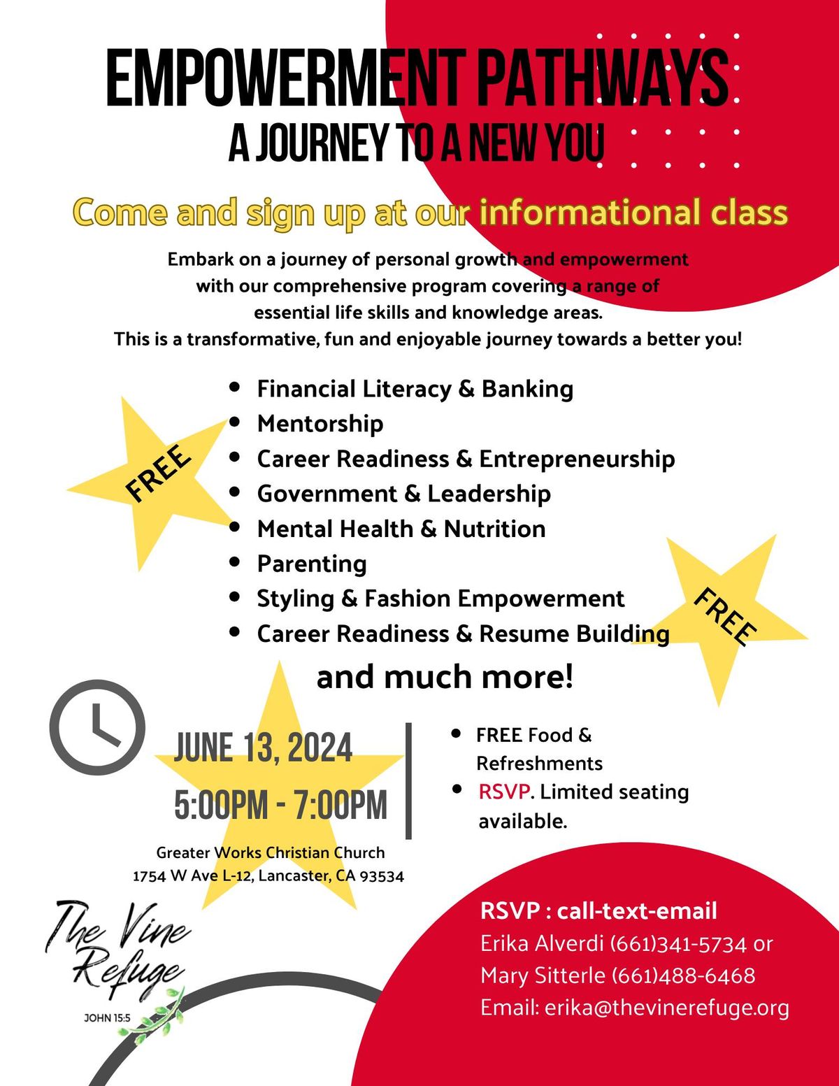 EMPOWERMENT PATHWAYS: A JOURNEY TO A NEW YOU!