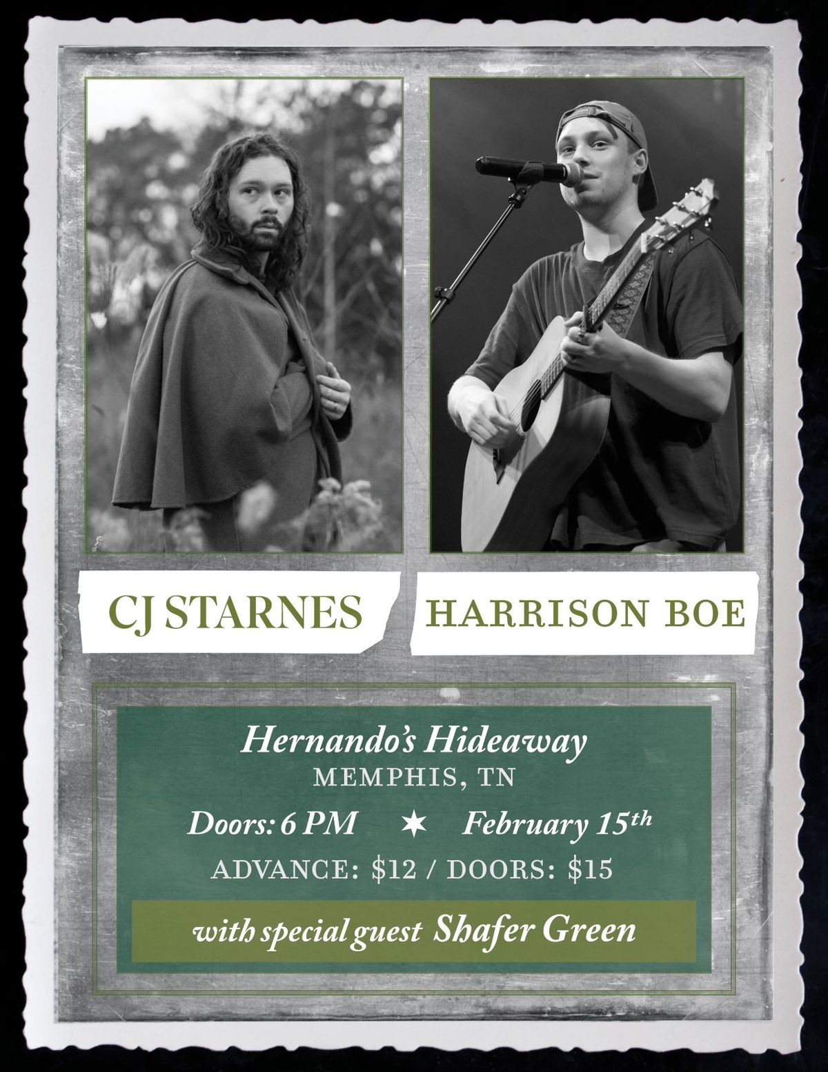 CJ Starnes & Harrison Boe at Hernando's Hide-A-Way - Memphis