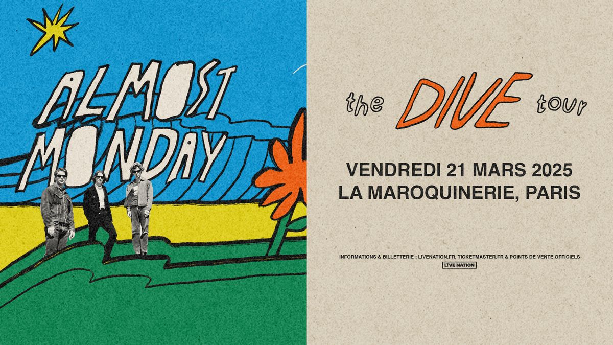 ALMOST MONDAY | La Maroquinerie, Paris - vendredi 21 mars 2025