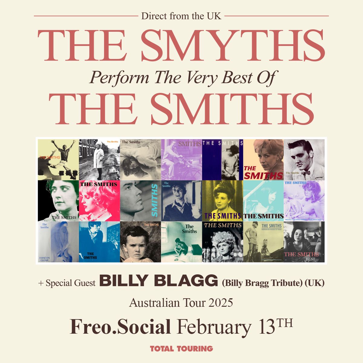 The Smyths (The Smiths Tribute - UK) + Special Guest Billy Blagg (Billy Bragg Tribute - UK)