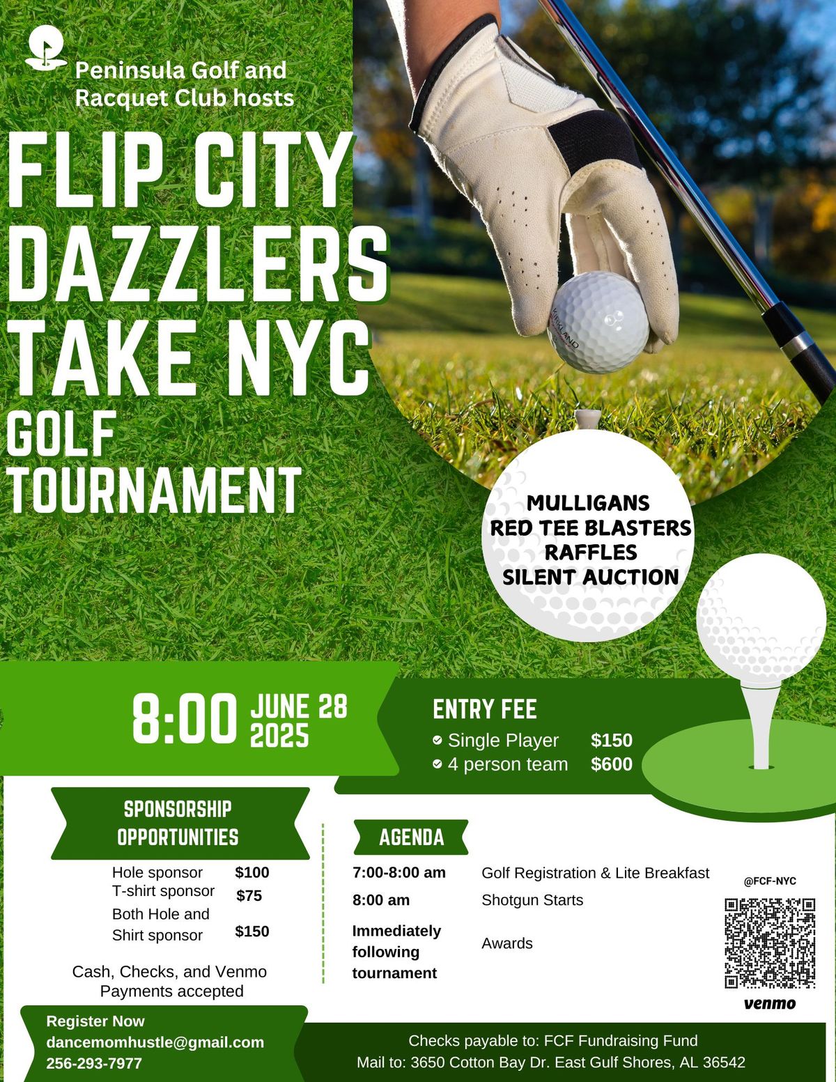 Flip City Dazzlers Dance take NYC GOLF TOURNAMENT 