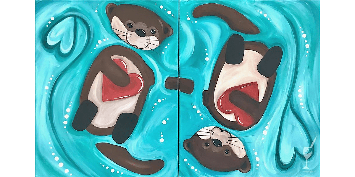 Otterly Love - Paint and Sip in Houston | Classpop!\u2122