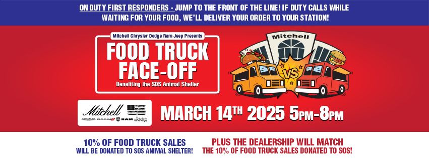 Food Truck Face-Off benefiting the SOS Animal Shelter 