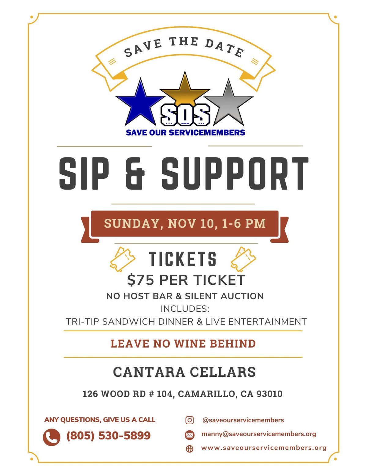 Sip & Support