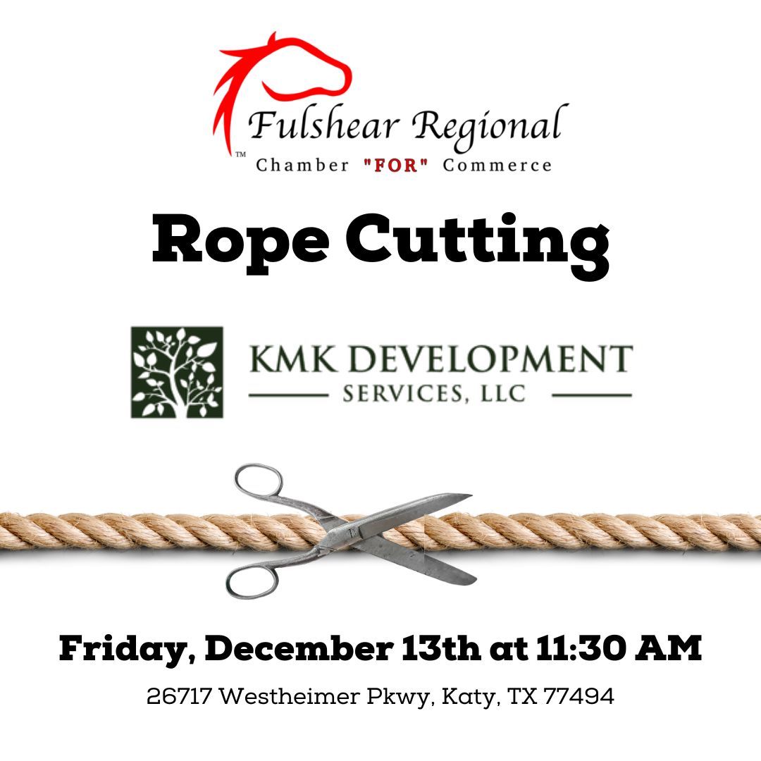 Rope Cutting Ceremony for KMK Development Services