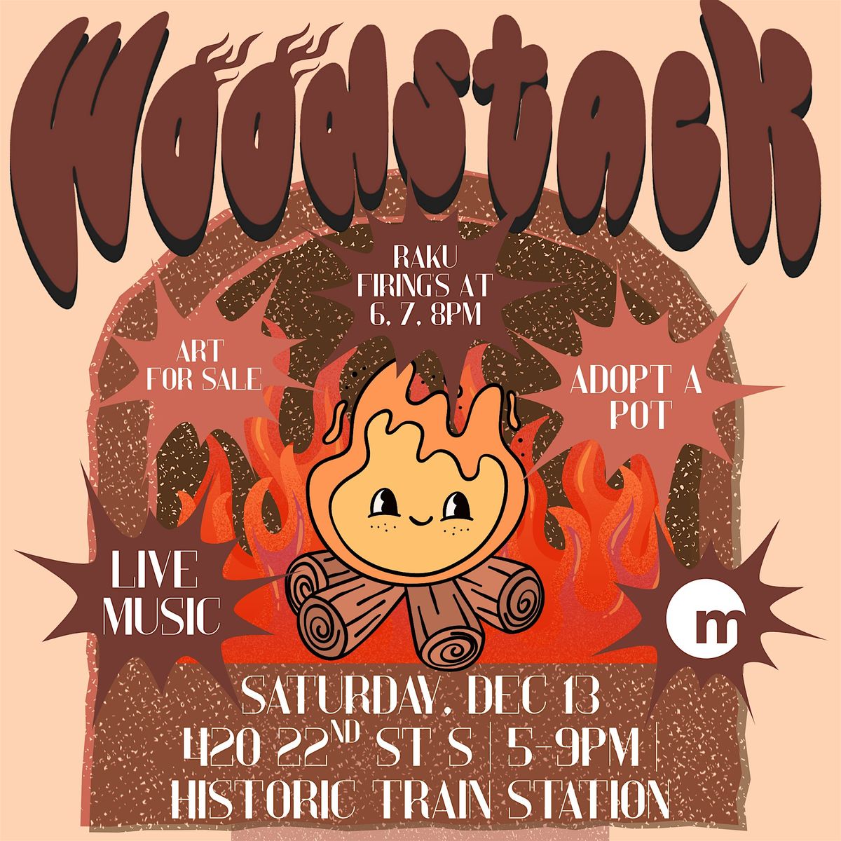 WoodStack: Fresh Art | Live Music | Raku Demos | and More