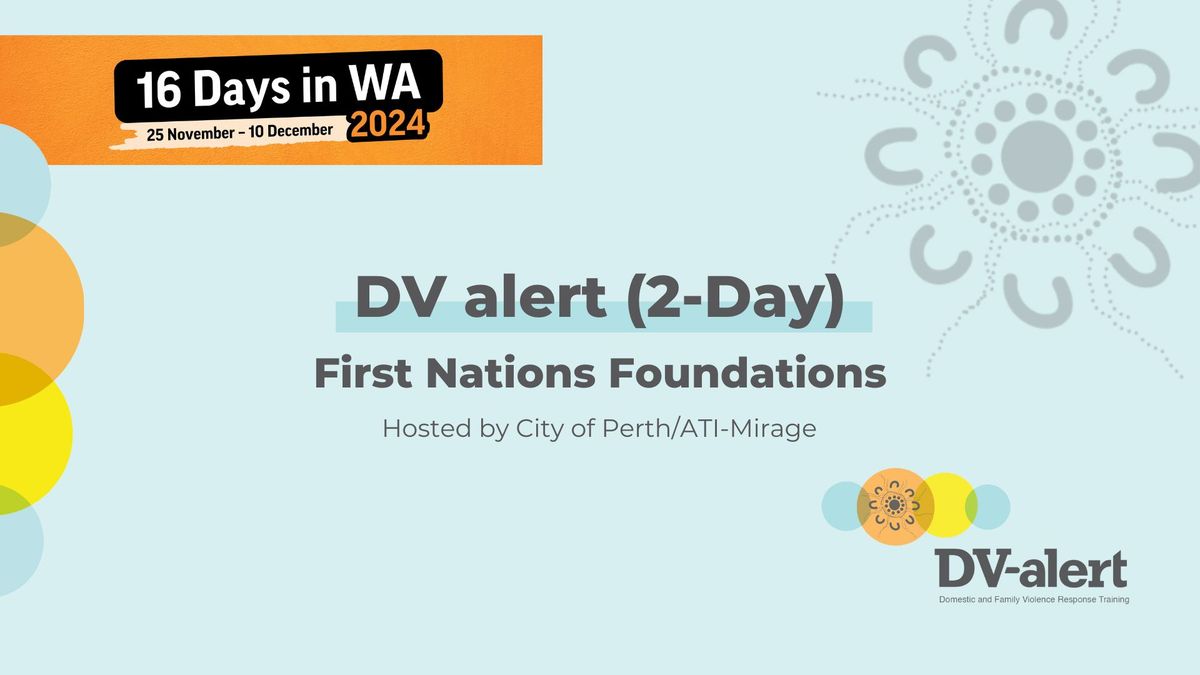 DV alert First Nations Foundations (2-Day)