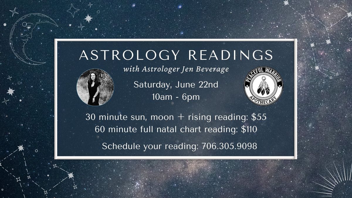 Astrology Readings with Jennifer Beverage!