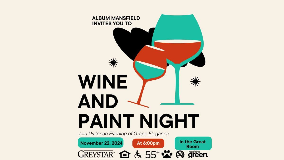 Album Mansfield's Wine and Paint Night