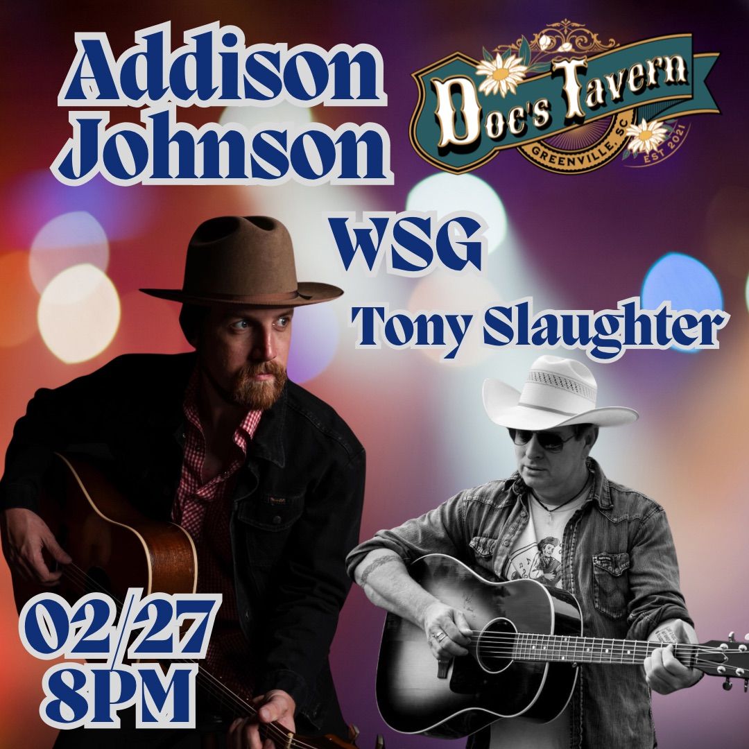 Addison Johnson wsg Tony Slaughter 