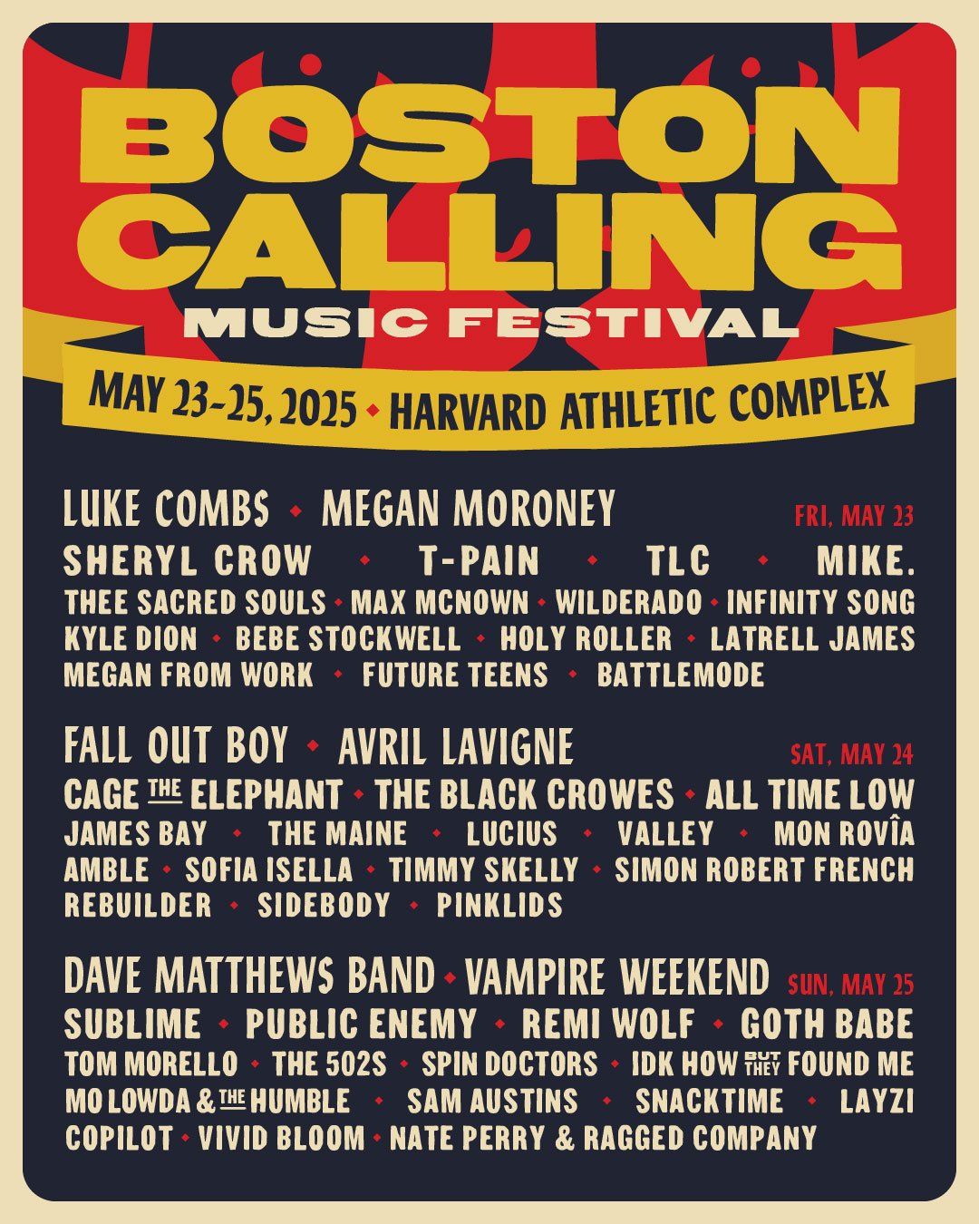 Boston Calling Music Festival: Fall Out Boy  Avril lavigne  Cage The Elephant & The Black Crowes - Saturday