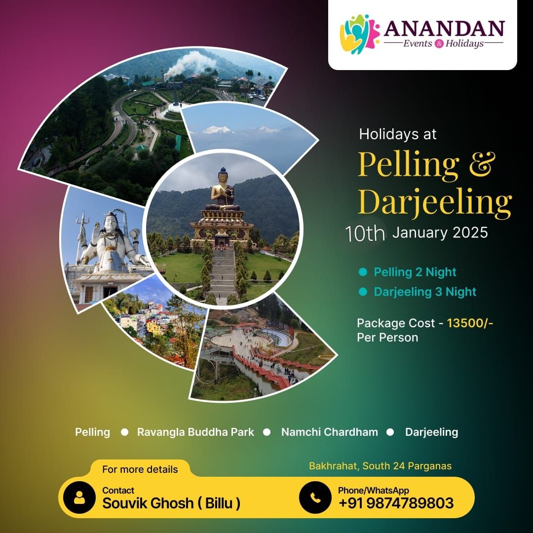 Pelling and Darjeeling Tour