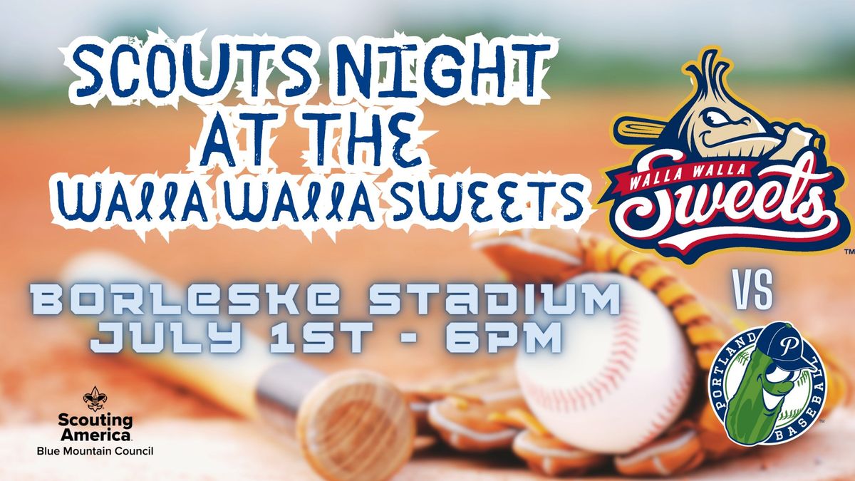 Scouts Night at the Walla Walla Sweets