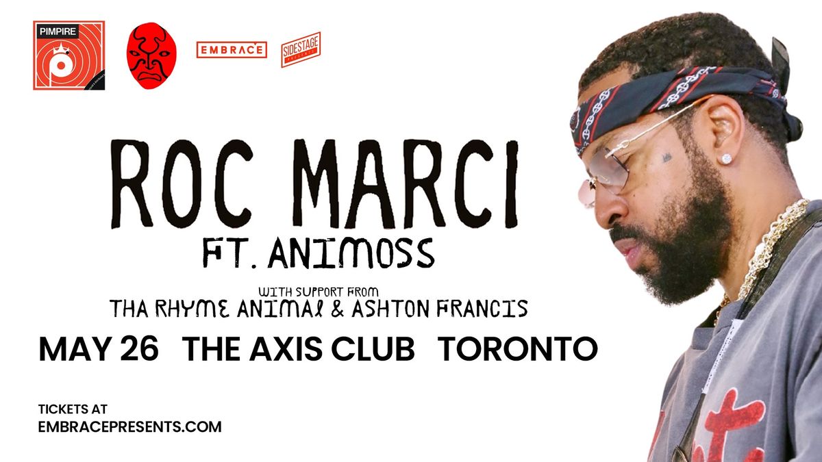 Roc Marciano @ The Axis Club | May 26th