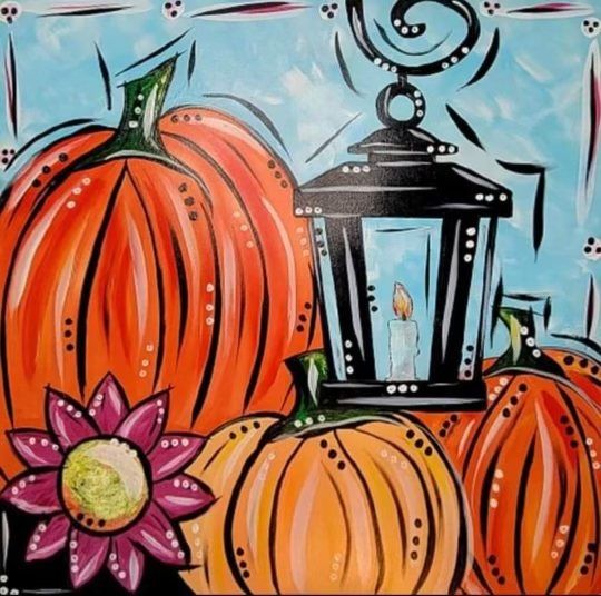 Paint and Sip: Fall Pumpkin Trio 