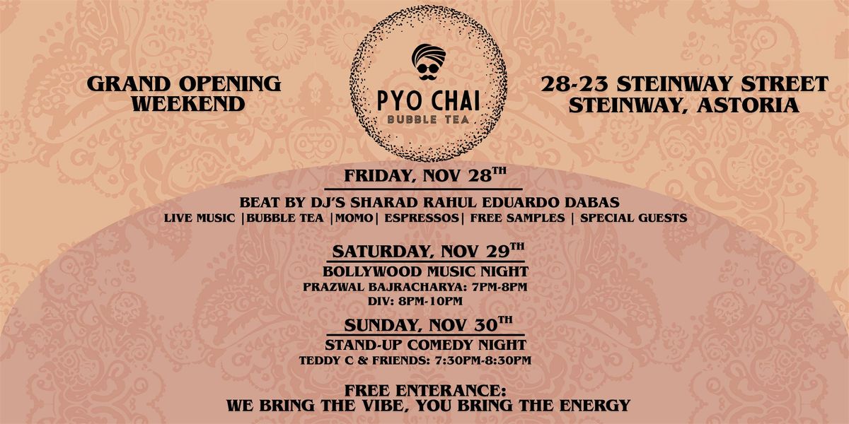 PYO Chai Steinway Grand Opening Weekend