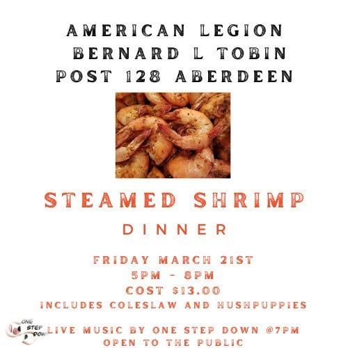 Steamed Shrimp Dinner