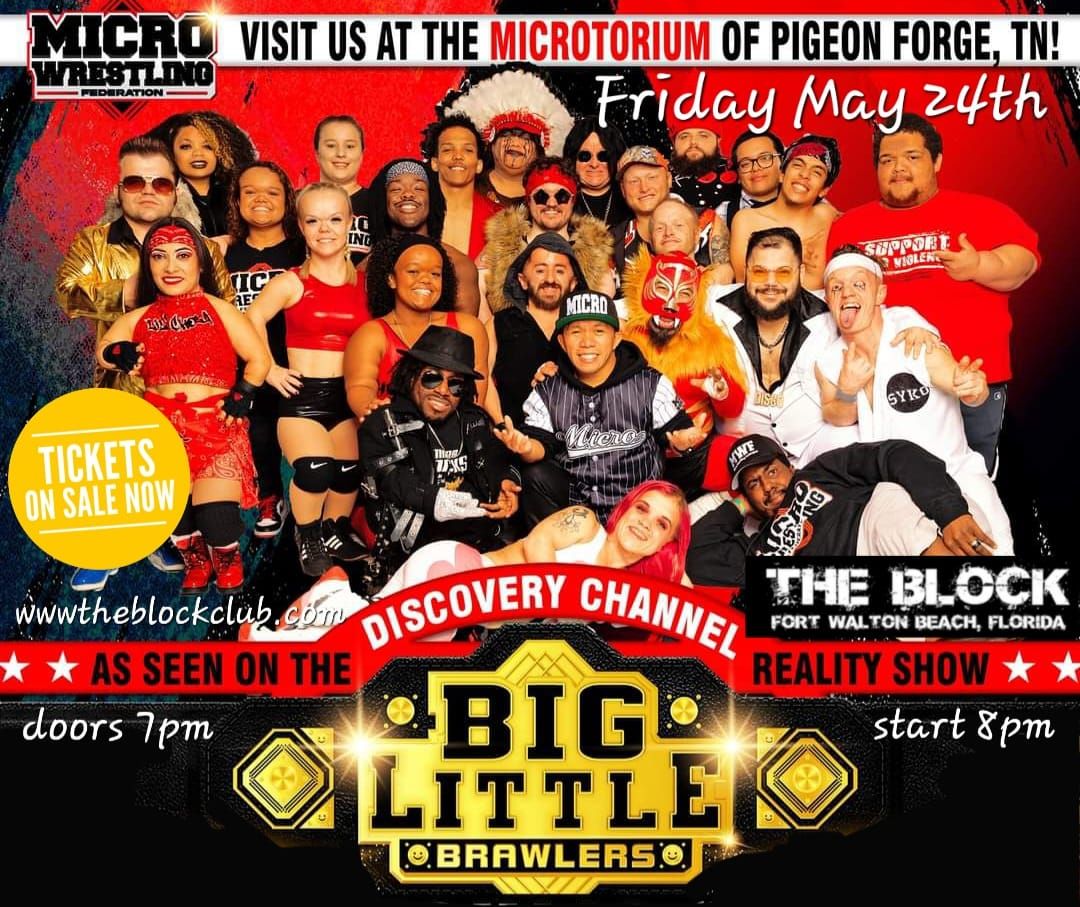 Micro Wrestling at The Block Friday May 24th