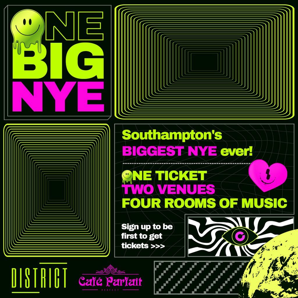 One Big NYE! 1 Ticket - 2 Nightclubs - 4 Rooms of Music