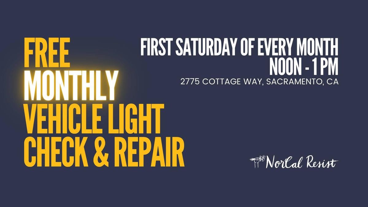 Free Vehicle Light Check & Repair!