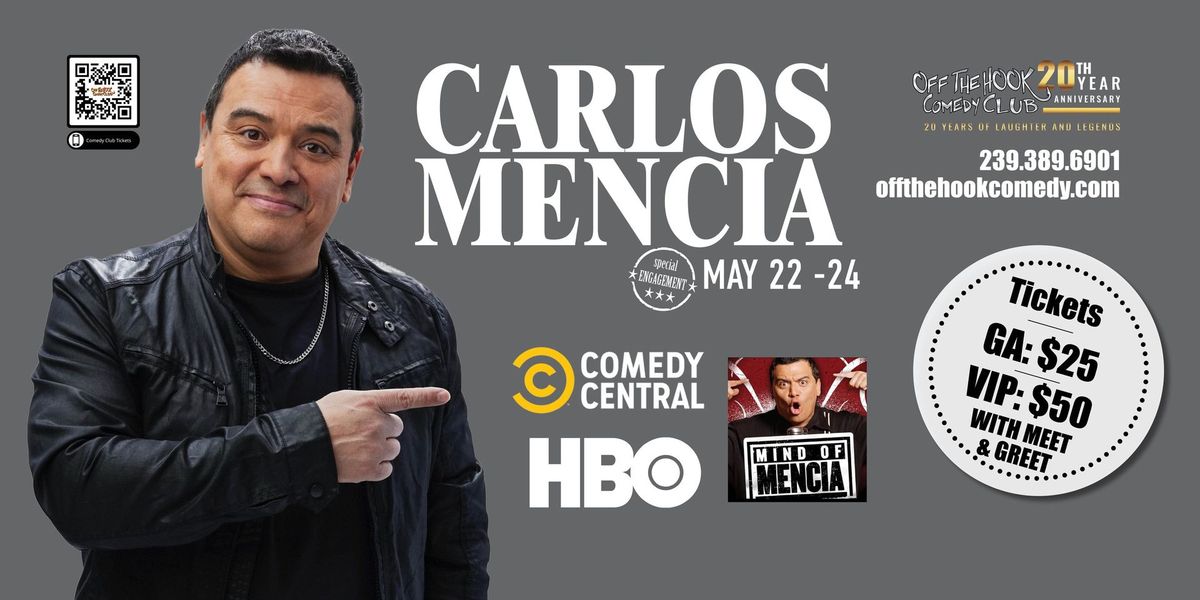 Comedian Carlos Mencia Live in Naples, Florida!