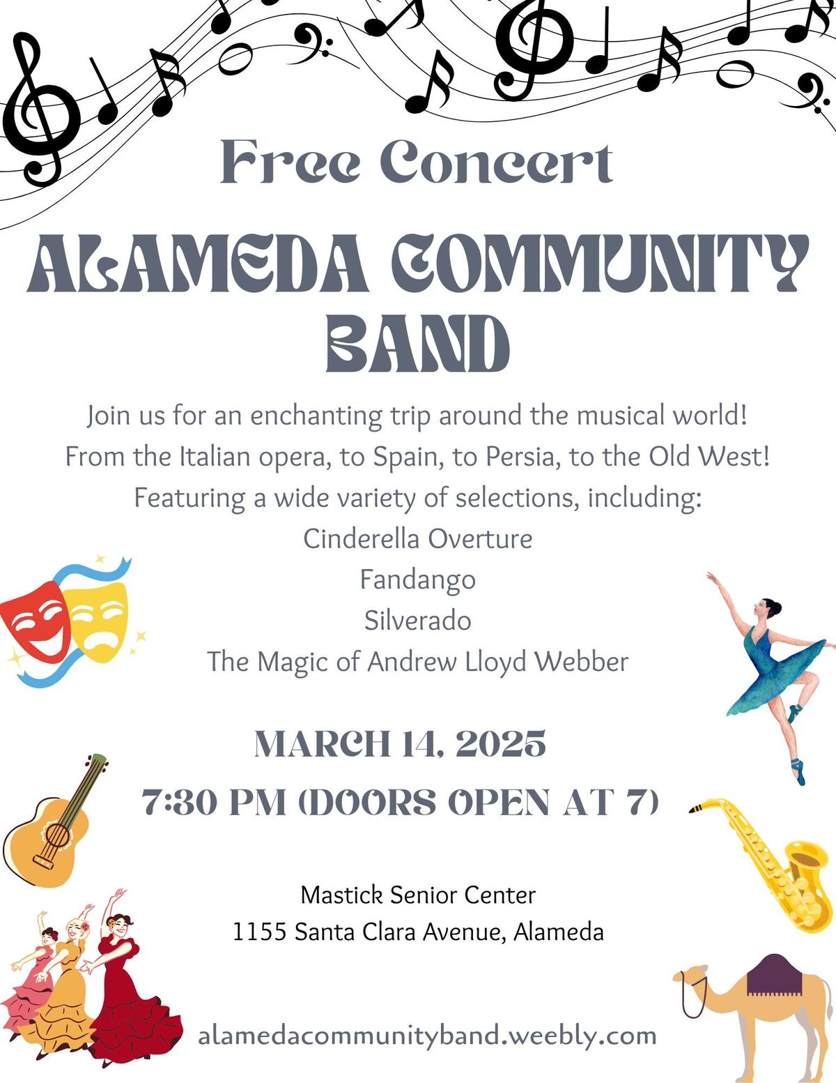 Alameda Community Band Concert - March 2025