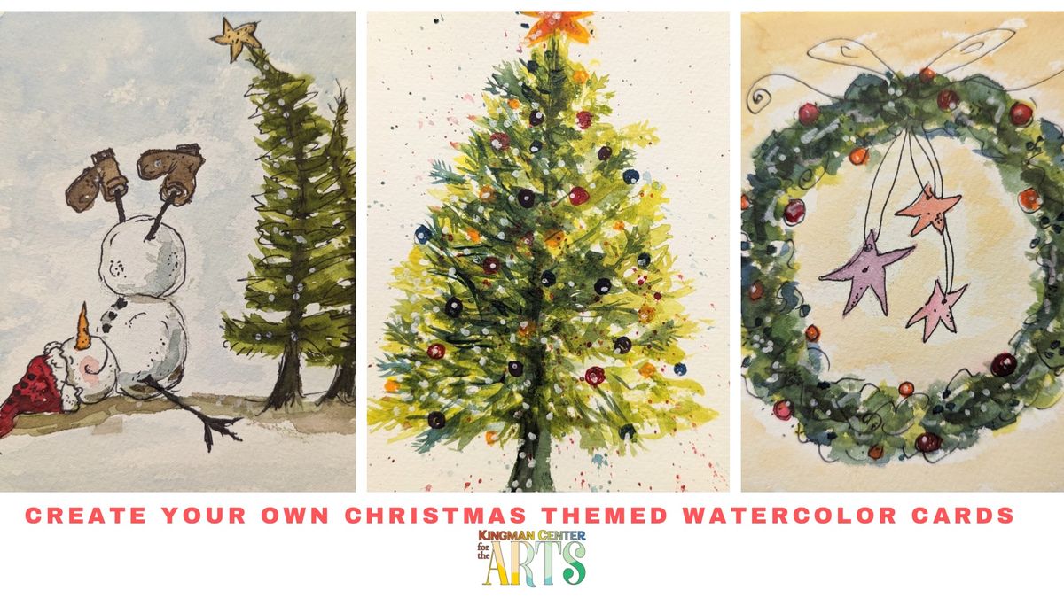 Christmas Watercolor Cards Workshop