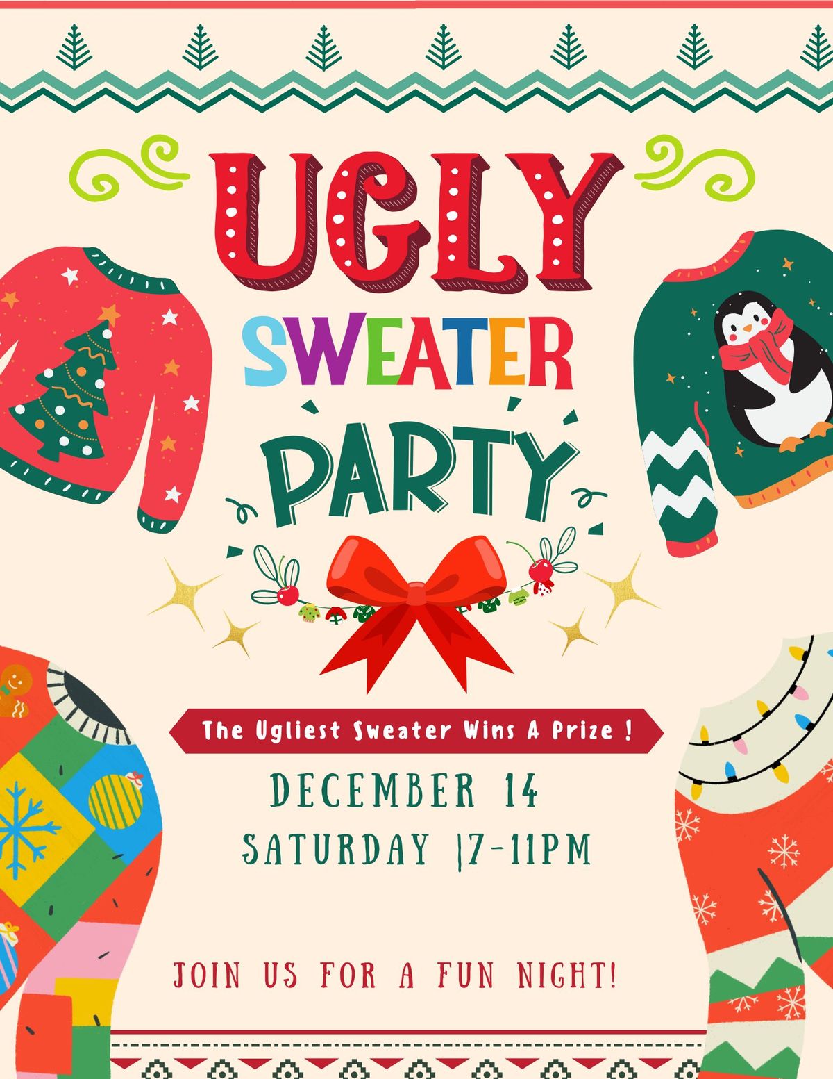 Karaoke- Ugliest Sweater Party 